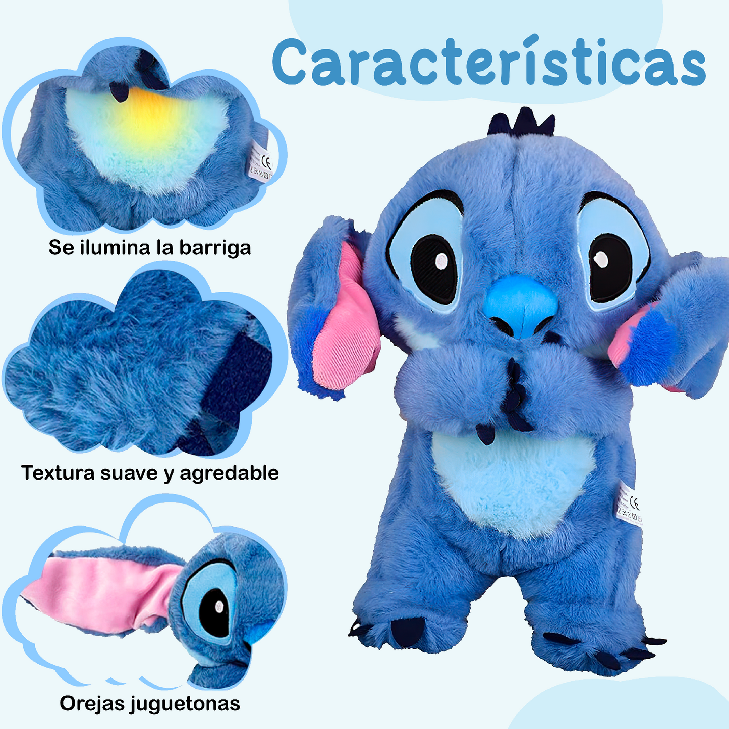 Stitch™ Peluche relajante que simula respiración