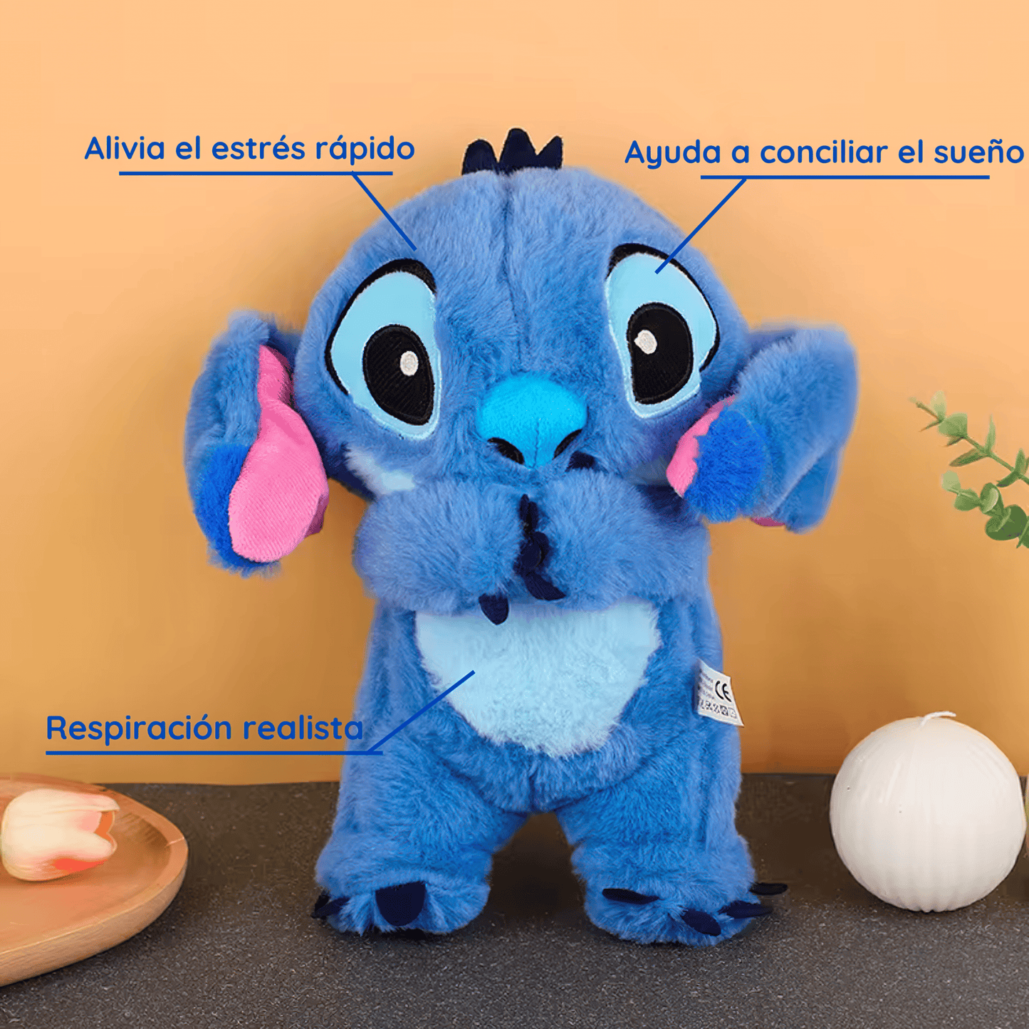 Stitch™ Peluche relajante que simula respiración